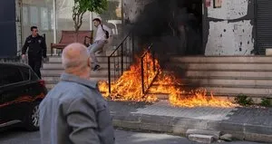 Maganda kiracı! Binayı yakmaya çalıştı