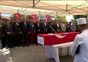 Hakkari şehidi Halil İbrahim Gürel son yolculuğuna uğurlandı