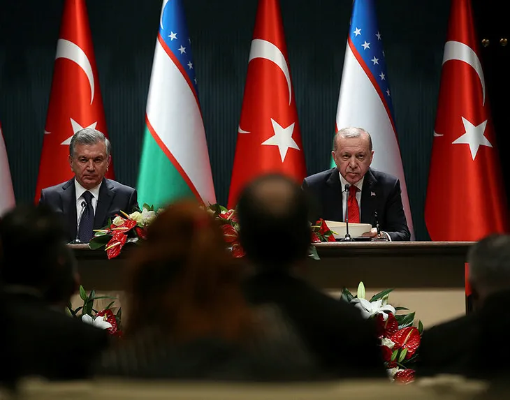 Son dakika: Başkan Erdoğan, Özbekistan Cumhurbaşkanı ile Ankara’da