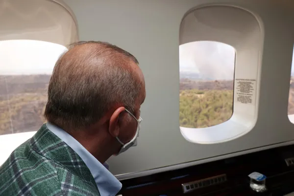 Son dakika: Başkan Erdoğan afet bölgesinde! Antalya ve Marmaris'te incelemelerde bulundu - 4