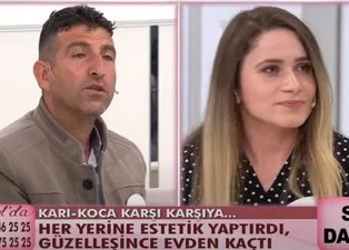 Estetik yaptırıp kocasını terk etmişti! Esra Erol'da büyük yüzleşme