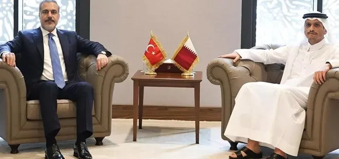 Dışişleri Bakanı Hakan Fidan, Katar Başbakanı Al Sani ile görüştü