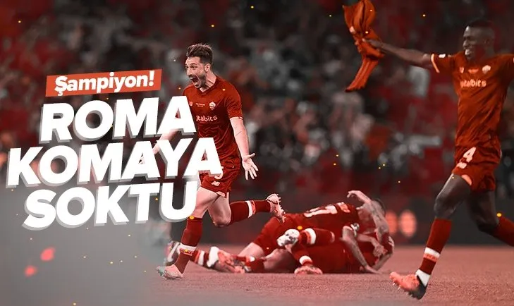 UEFA Avrupa Konferans Ligi’nde Roma şampiyon!
