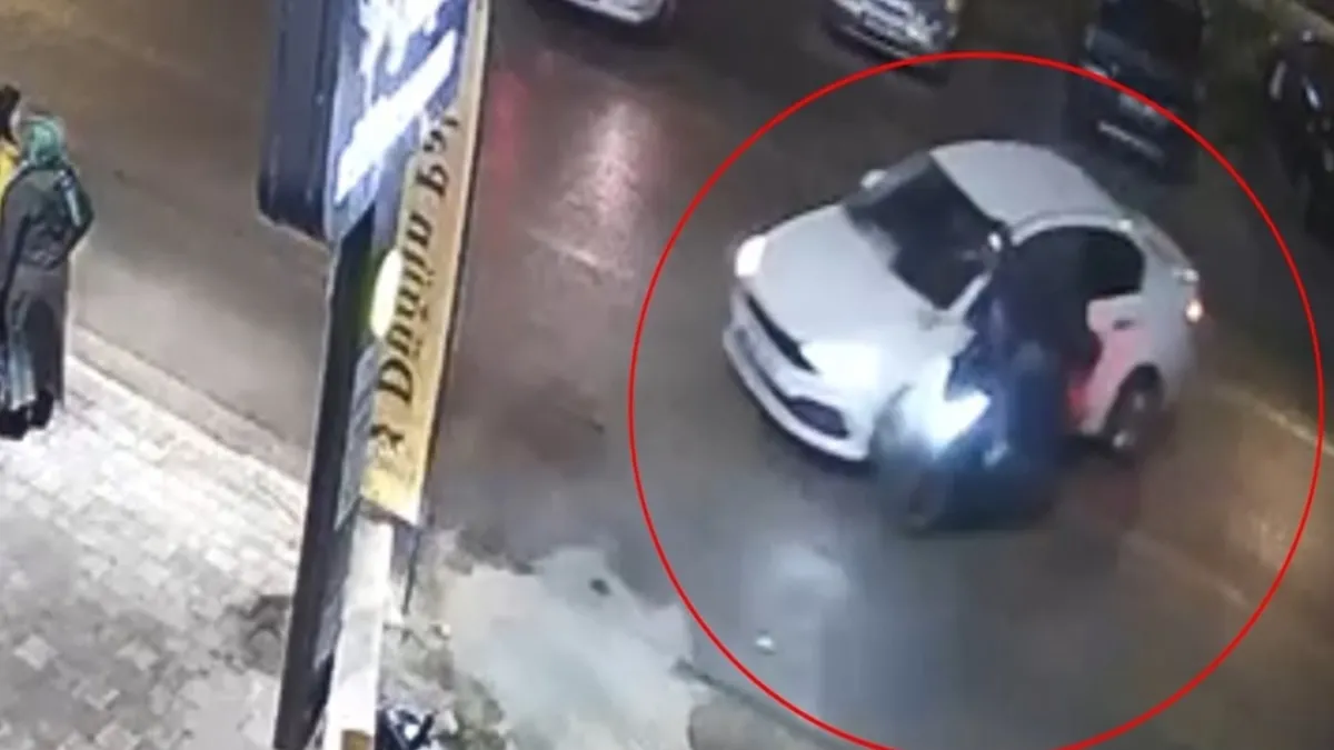 İnegöl'de otomobil ve motosikletli çarpıştı: 1 yaralı