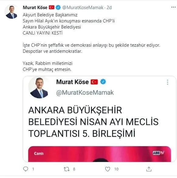 Son dakika | CHP'li Yavaş'tan siyasi nezaketsizlik! Saatlerce konuştu! Söz AK Parti'ye geçince salondan kaçtı - 1