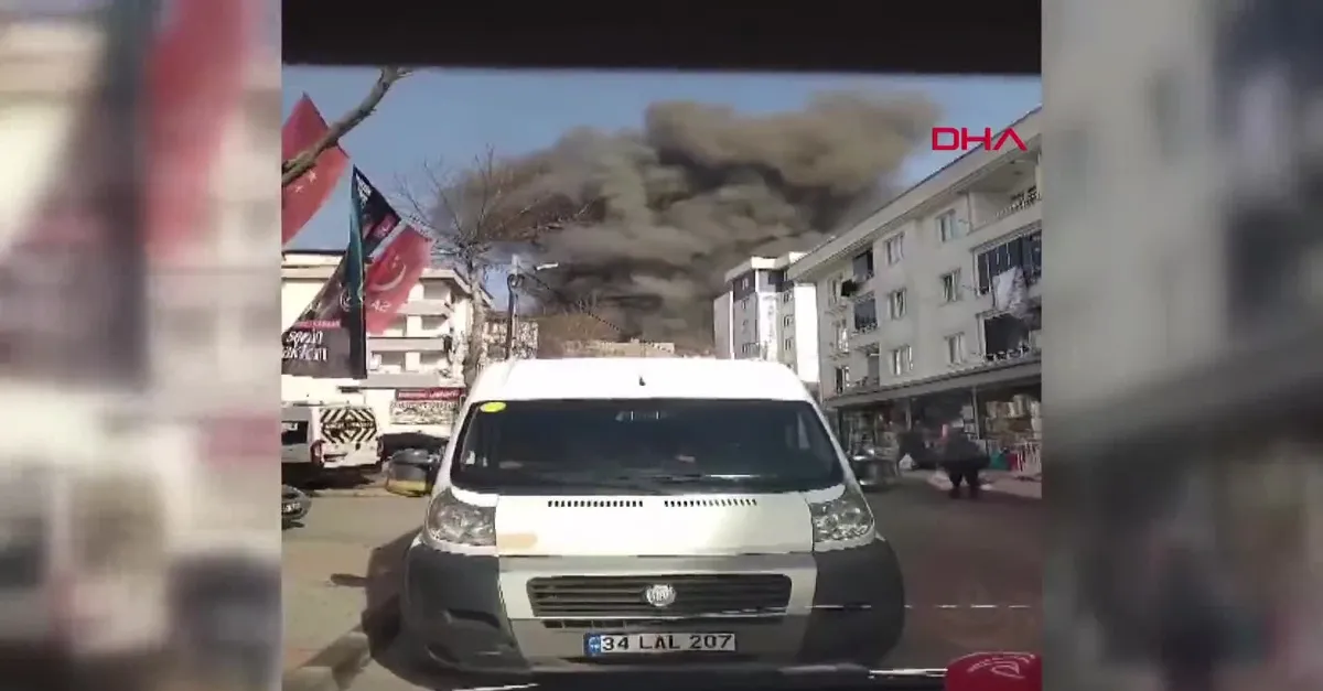 Tuzla'da fabrikada yangın!