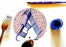 Çatalla yazdı, milyonlar izledi