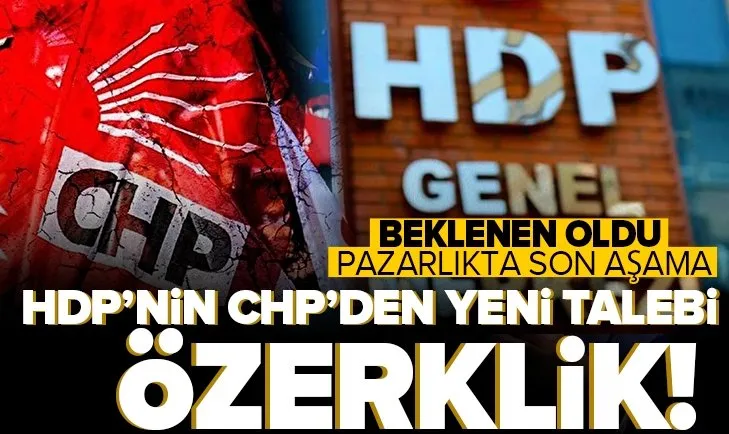 HDP, CHP’den ’’özerklik’’ talebinde bulundu! HDP’li Tuncer Bakırhan’dan skandal açıklama