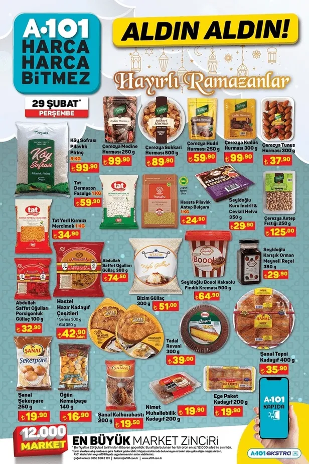 A101’de indirimler bugün başladı! A101 29 Şubat Aktüel İndirim Kataloğu’nda Hangi Ürünler Var?