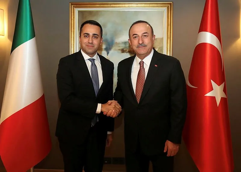 Bakan Mevlut Cavusoglu Italyan Mevkidasi Ile Gorustu A Haber Son Dakika Gundem Haberleri
