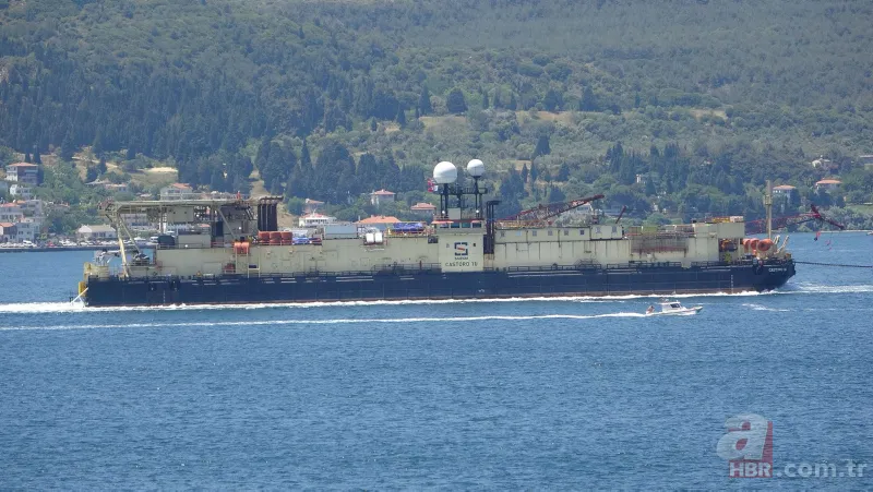 Karadeniz gazı için geldi! Castoro 10 Çanakkale Boğazı'ndan geçti 6