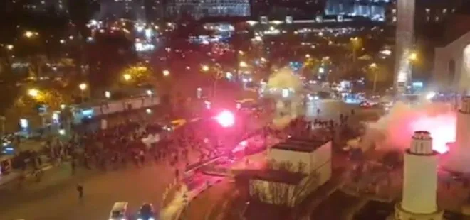 Paris’te Türk taraftarlara çirkin saldırı! PSG taraftarları ile Galatasaraylılar arasında arbede çıktı