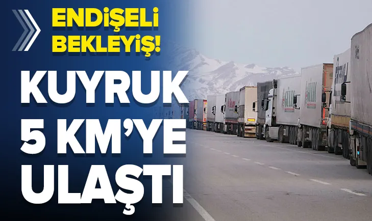 Son dakika: İrana açılan Gürbulak kapatıldı! TIR kuyruğu 5 kilometreye ulaştı