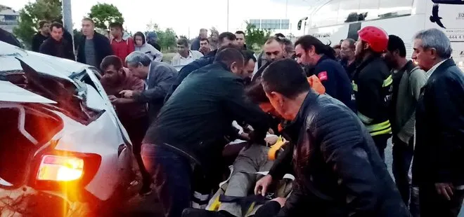 Konya’da korkunç kaza! İki otomobil çarpıştı: 7 yaralı