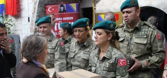 Türk askerinden Bosna Hersek’e eğitim ve sağlık desteği