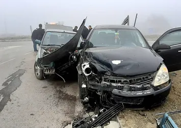 Bolu'da feci kaza!  4 yaralı