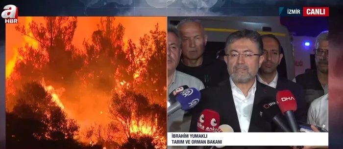İzmir'deki 3 yangın kontrol altına alındı! Bakan Yumaklı yangınların çıkış nedenini açıkladı - 6
