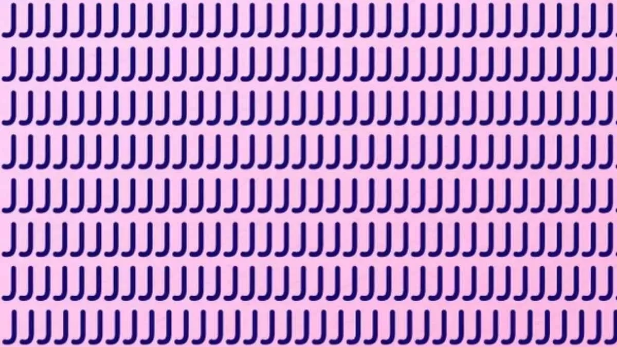 Zeka Testi: Resimdeki J'ler arasındaki gizli I'yi 9 saniyede bulabilir misin? Sadece jilet gibi keskin gözleri olanlar görebiliyor!