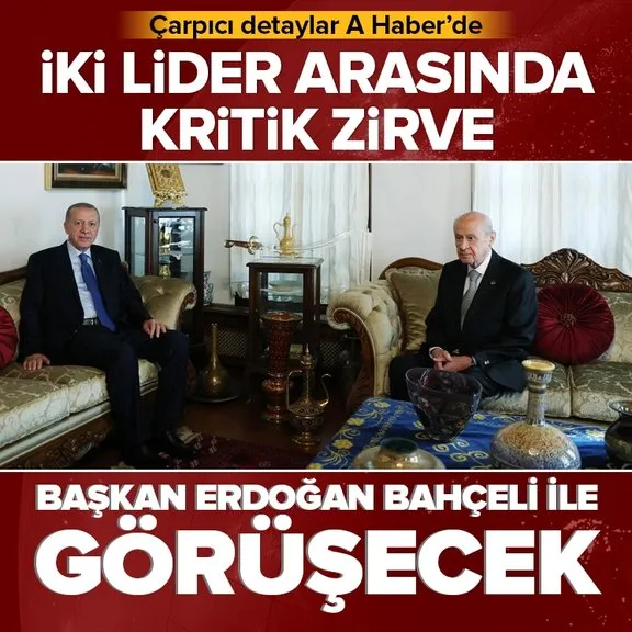 Son dakika | Başkan Erdoğan Bahçeli ile görüşecek! Masada hangi konular var? İşte detaylar