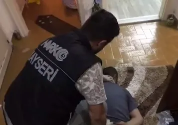 Kayseri'de uyuşturucu operasyonu: 9 gözaltı