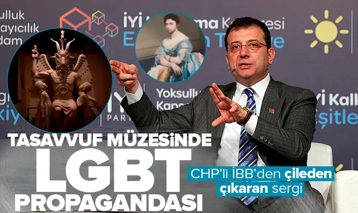 CHP’li İBB’den çileden çıkaran sergi!