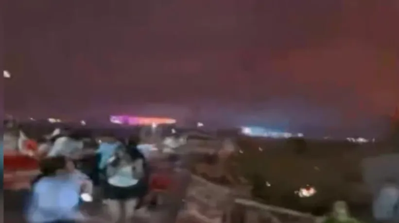 Gökten dron yağdı!