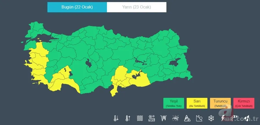 70 km hızla fırtına alarmı: Meteoroloji sel, kar ve sağanak için uyardı! 15 il riskli 16