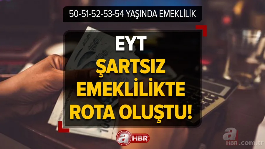 Kısmi emeklilik şartlar sıralandı, 3600 ve 5400 gün olacak! EYT şartsız emeklilik rota oluştu! 1999-2008 arasına 50,51,52,53 yaşında... 1