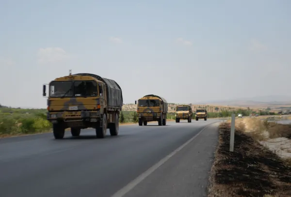 Suriye sınırına askeri sevkiyat