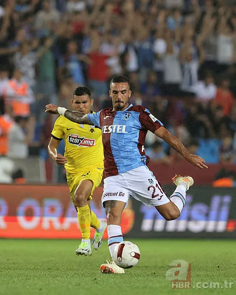 Trabzonspor- AEK maçında Benkovic sakatlandı! Kanlar içinde kaldı… | İşte o anlar... 5