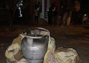 Başlığı değiştirilen tüp alev aldı! İtfaiye ekipleri söndürdü