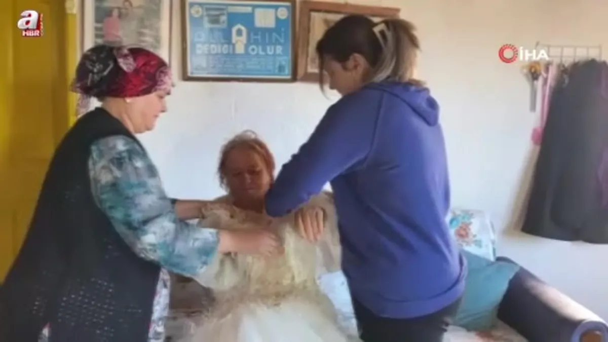 Gelin görünce iç çekiyordu yıllar sonra hayali gerçek oldu