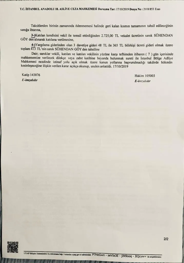 Seçim günü başörtülü görevliye alçak saldırıda bulunan sanığa ceza! - 3