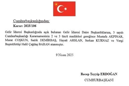 Cumhurbaşkanlığı politika kurullarına atamalar Resmi Gazete'de! 10 ayrı kurula toplam 140 isim