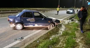 3 otomobil zincirleme kazaya karıştı