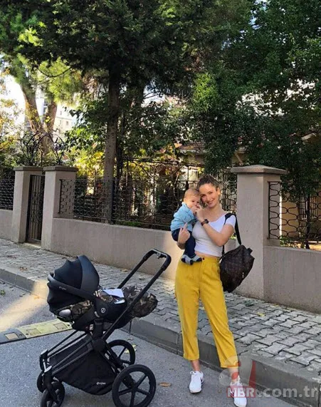 Kırgın Çiçekler dizisinin yıldızı Gökçe Akyıldız'ın oğlunu görenler şaşırıyor! 7