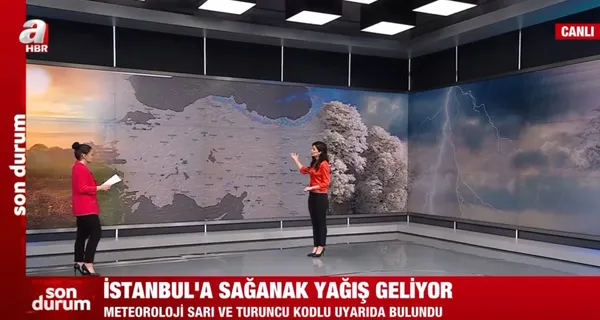 İstanbul'a yağacak yağmur için A Haber'de gün verdi! Meteoroloji'den 17 ile peş peşe uyarı - 2