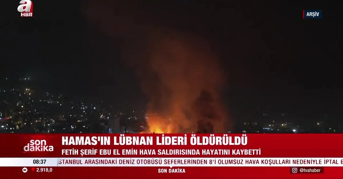 Hamas'ın Lübnan lideri Fetih Şerif Ebu El Emin öldürüldü