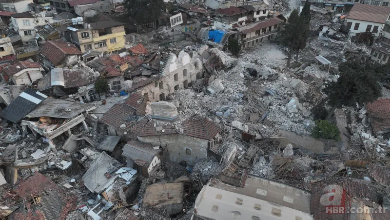 Hatay'daki yıkım Antakya Kalesi'nden görüntülendi 7