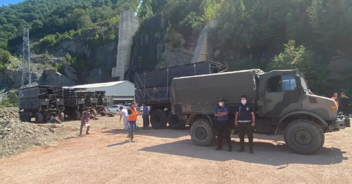 TSK sel felaketinin yaşandığı Ayancık Deresi'nde 