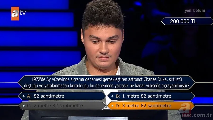 Milyoner’de heyecan dorukta! Tek seferde ne kadar yukarı sıçrarsın? 10