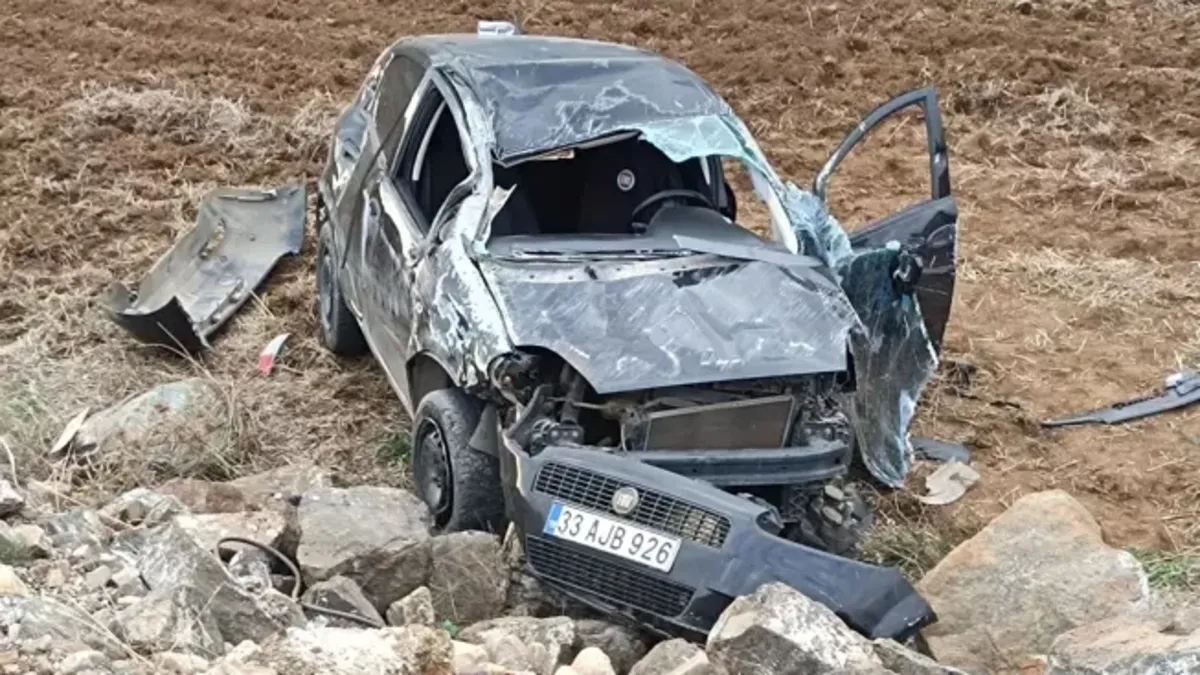 Gaziantep'te bariyerlere çarpıp alev alan otomobilde öldü