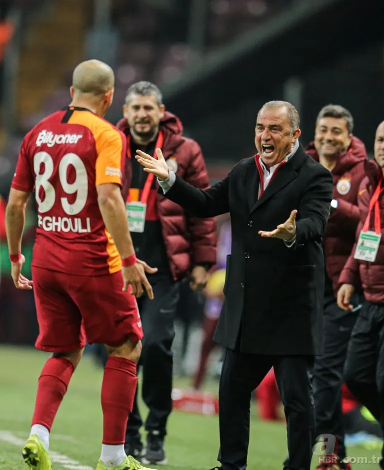 Feghouli attı, Terim sevinçten havalara uçtu! Galatasaray - Kayserispor maçından çarpıcı kareler 11