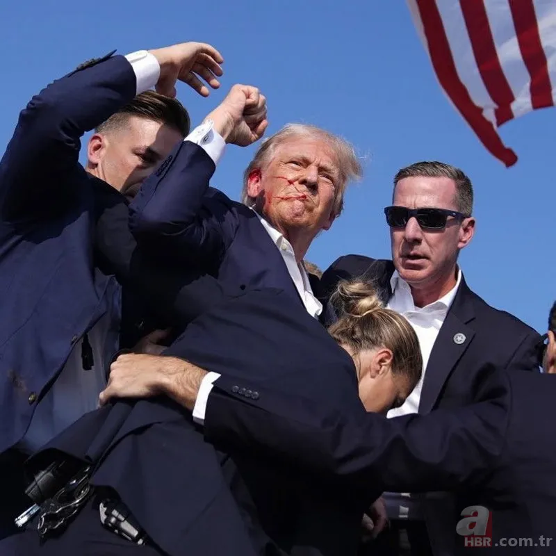 Eski ABD Başkanı Donald Trump'a silahlı saldırı! İşte suikastçı Thomas Matthew Crooks'un vurulma anı 6