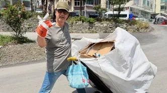 Çelik Samsun'da çöp topladı! Eleştirilere sert yanıt: "Anlamaz bazıları..."