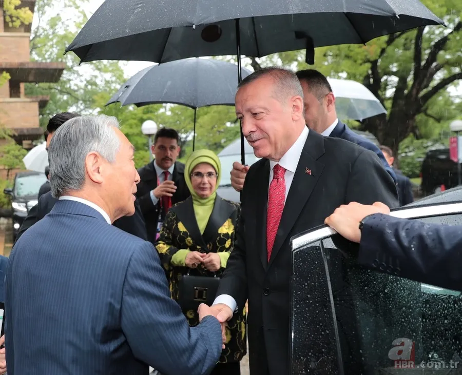 Başkan Erdoğan Japonya'da çay seremonisine katıldı 24