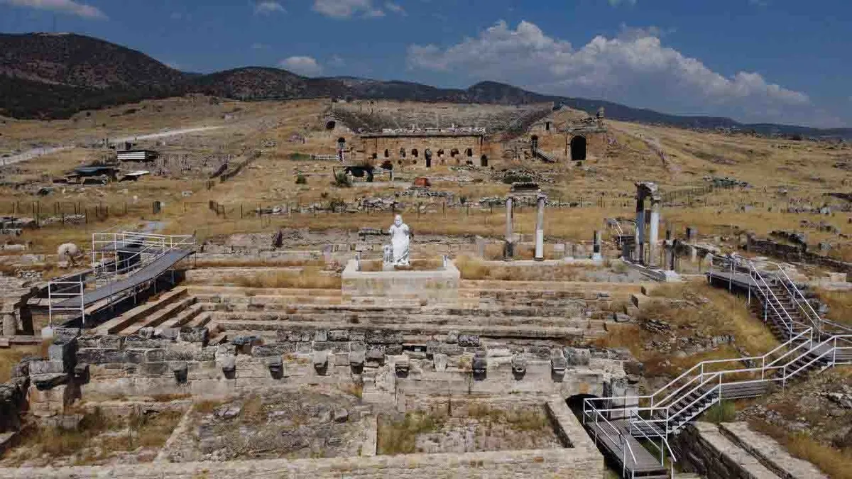 Pamukkale'ye gelen bir turist kayboldu