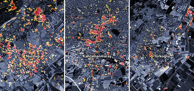 Asrın felaketinin şiddeti NASA’nın uydu görüntülerinde: Son derece güçlü sarsıntılar