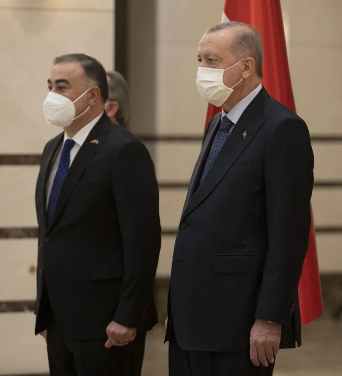 Azerbaycan'ın Ankara Büyükelçisi Mammadov, Başkan Erdoğan'a güven mektubu sundu - 2