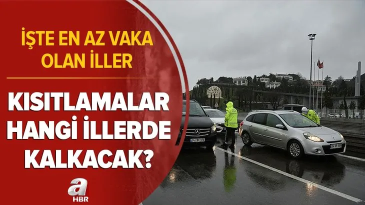 Kısıtlamaların kalkacağı iller belli oluyor: 1 Mart'ta hangi illerde kısıtlamalar kalkacak? En az vaka olan iller...